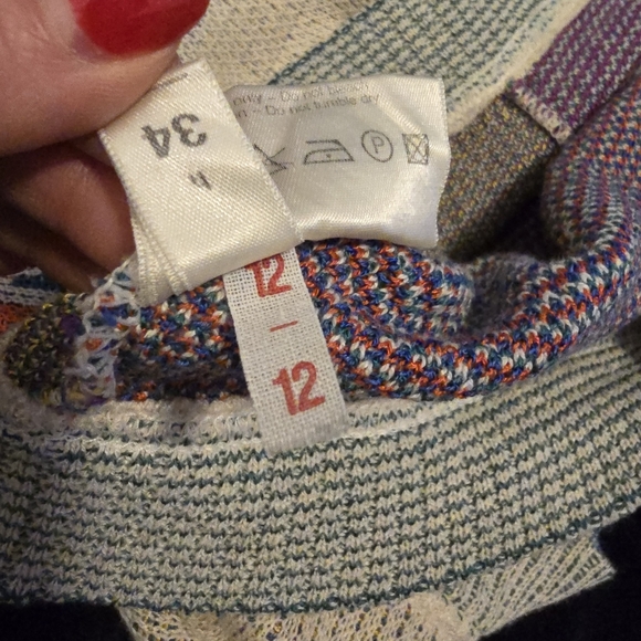 Bogner Vintage Floral Embroidered Beige Cardigan Soze 6 Cotton/Silk - Picture 12 of 16